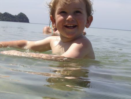im Wasser ist es richtig prima!